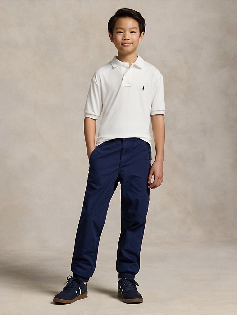 Polo by Ralph Lauren 100%Cotton Poplin Jogger Pants Black size Large